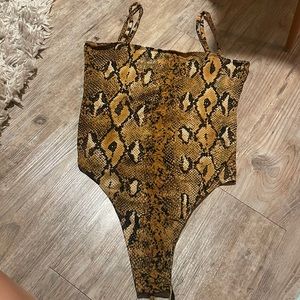 Snake skin bodysuit